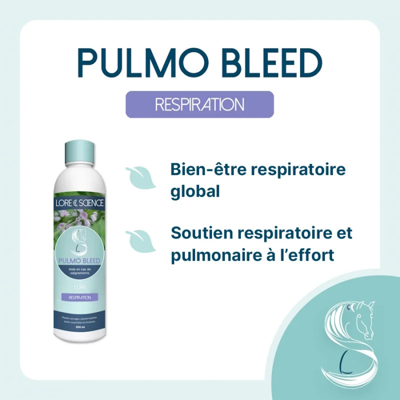 Pulmo Bleed - Lung support for horses - Lore & Science